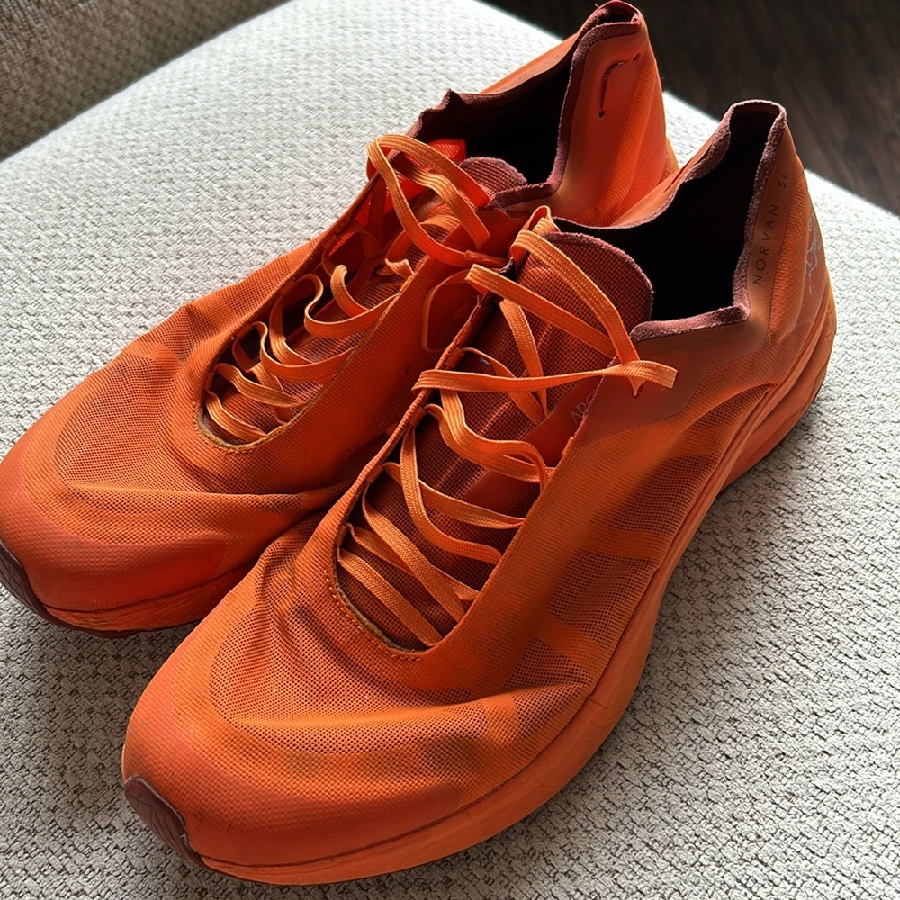 Orange Arcteryx Sneakers Norvan SL
